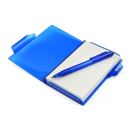 Set cu Notebook A6 si Pix LATS BLUE