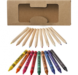 Set de Creioane Colorate (ceara si lemn) Bullet