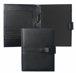 Folder A5 Pure Leather Black HUGO BOSS