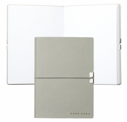 Notebook A6  Storyline Light Grey HUGO BOSS