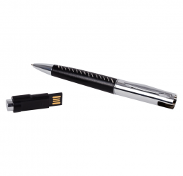 Pix metalic USB 2.0 - 8GB cu elemente din piele Mauro Conti